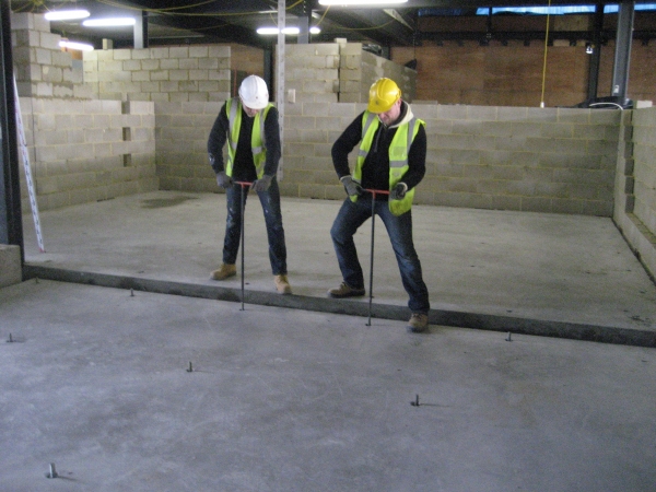 Floors being jacked